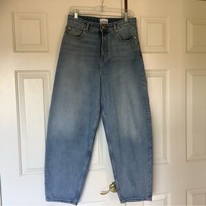 Ganni Light Blue Rigid Stary Jeans